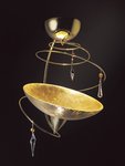 Vertigo-plaf-sospensione (cromo-cromo satinato/0460/PL30/oro interno oro)
